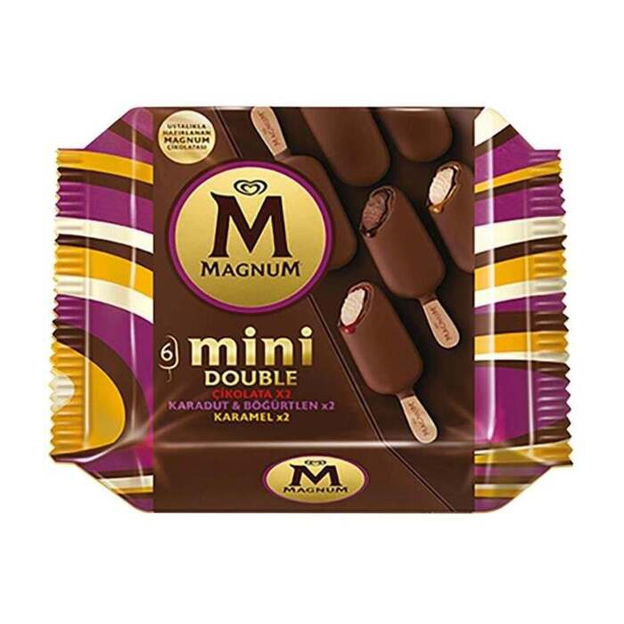 Magnum Mini Double Çikolata Karadut Böğürtlen Karamel 345 Ml