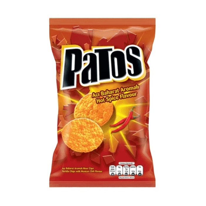 Patos Acı Baharat Aromalı Mısır Cipsi 195 Gr
