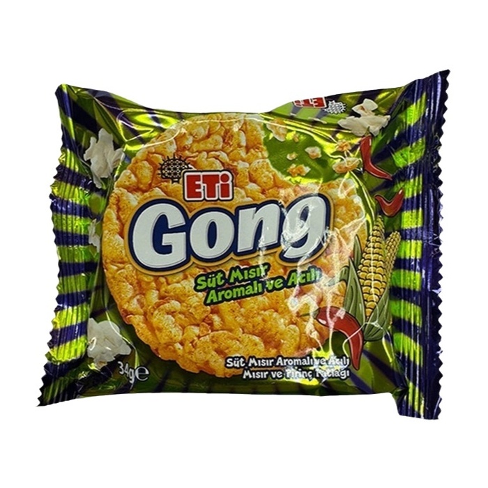 Gong Süt Mısırlı Pirinç Patlağı 34 Gr