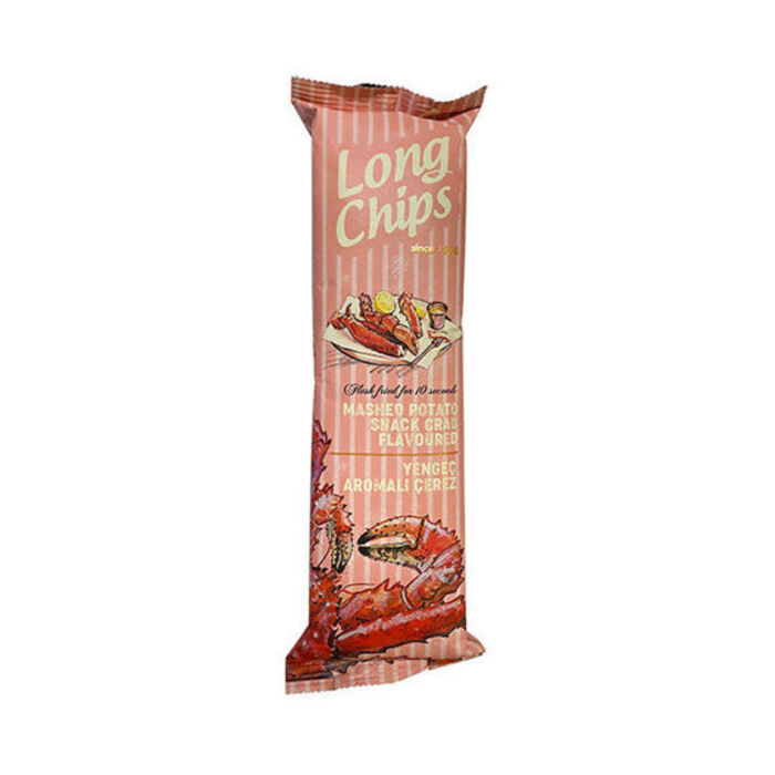 Long Chips Patates Cipsi Uzun Yengeç Aromalı 75 Gr