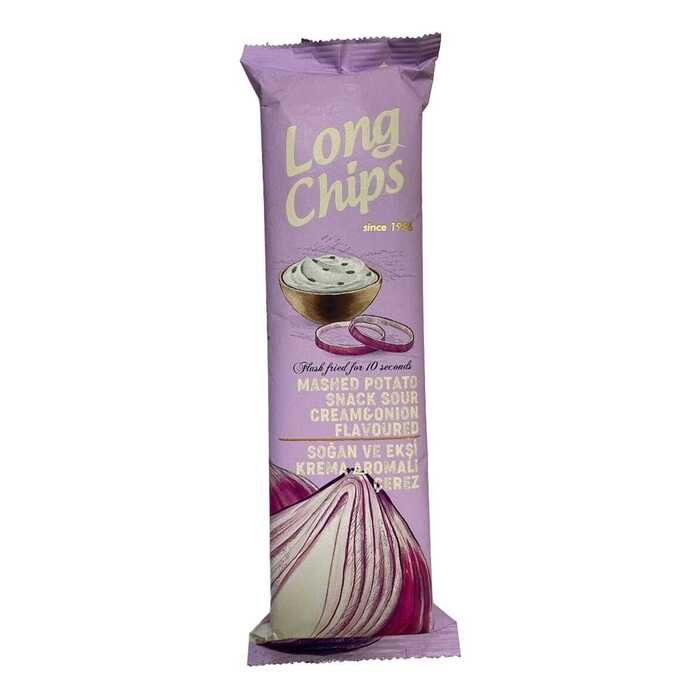 Long Chips Patates Cipsi Uzun Ekşi Kremalı & Soğanlı 75 Gr