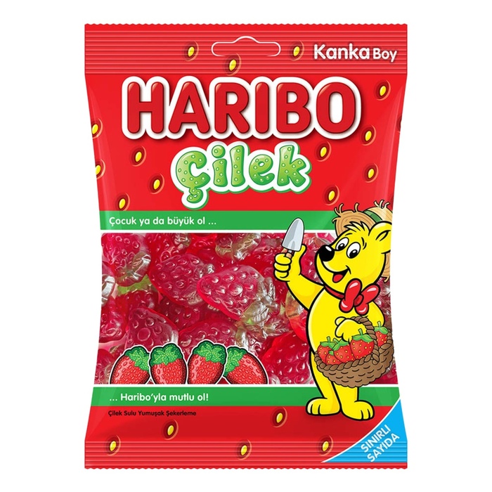 Haribo Çilek Aromalı 80 Gr