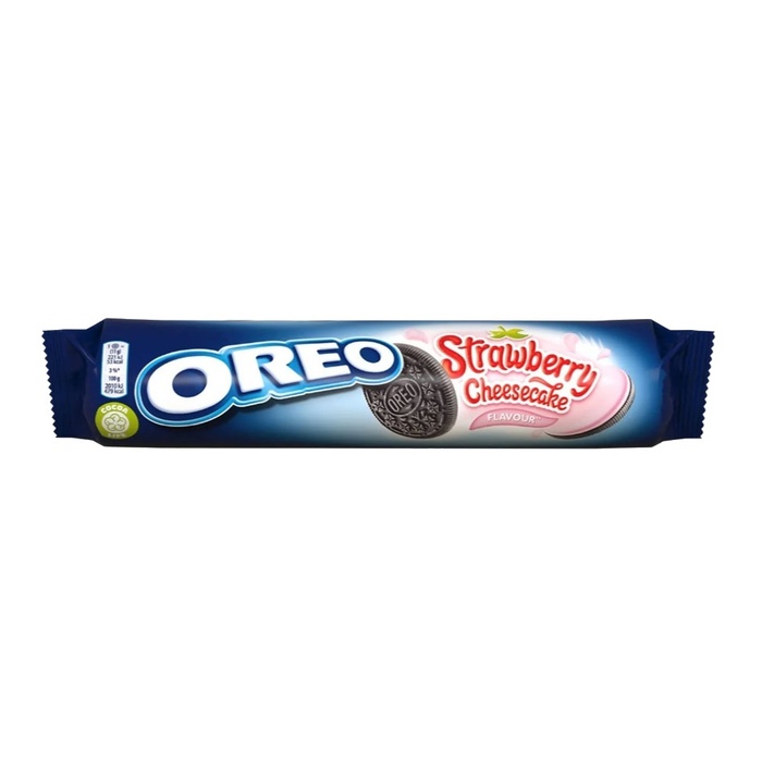 Oreo Çilek Kremalı Kakaolu Bisküvi 95 Gr