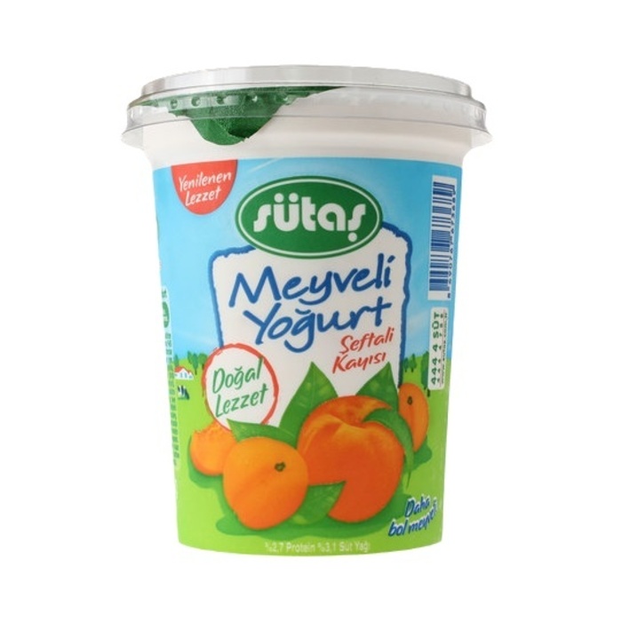 Sütaş Yoğurt Şeftali & Kayısı 500 Gr