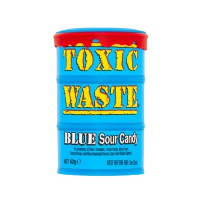 Toxic Waste Blue Sour Candy 42 Gr