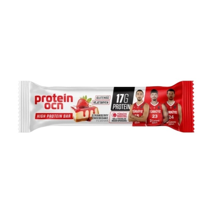 Protein Ocean Çilekli Cheesecake Protein Bar 50 g