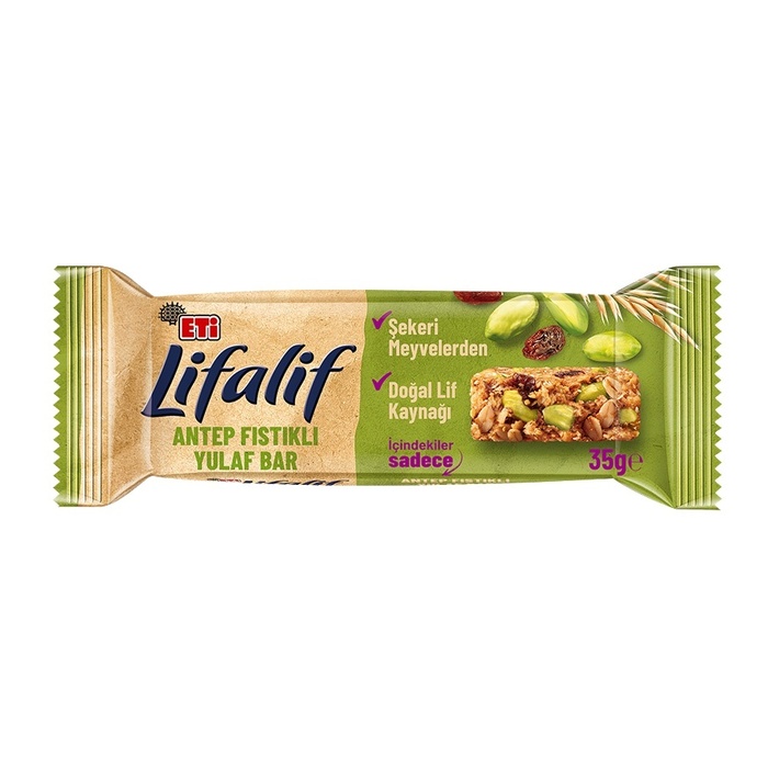 Eti Lifalif Antep Fıstıklı Yulaf Bar 35 Gr