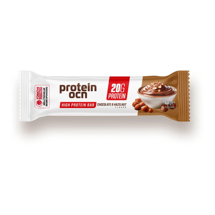 Protein Ocean Çikolata ve Fındıklı Protein Bar 50 g