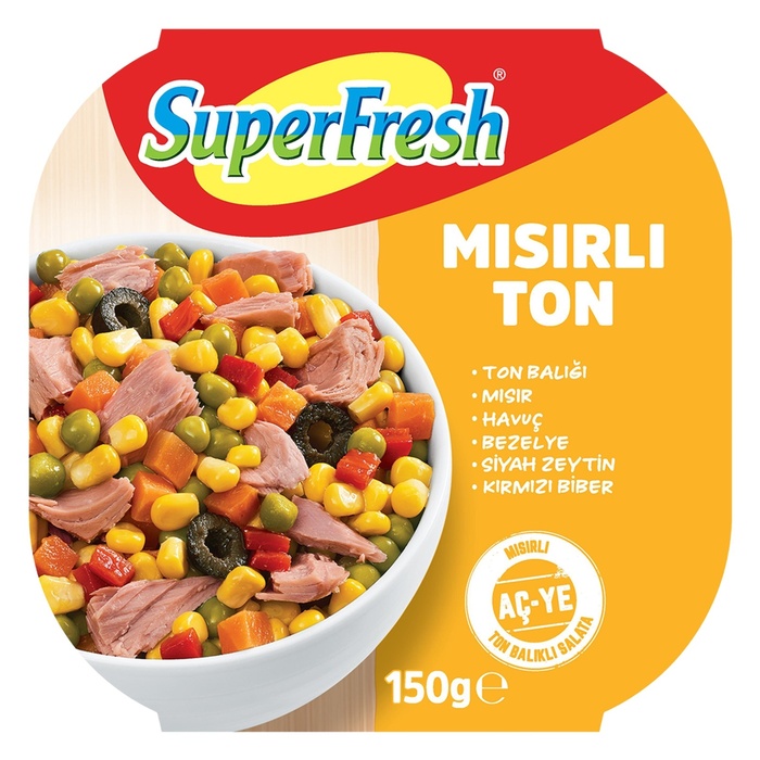 SuperFresh Mısırlı Ton Salata 150 Gr