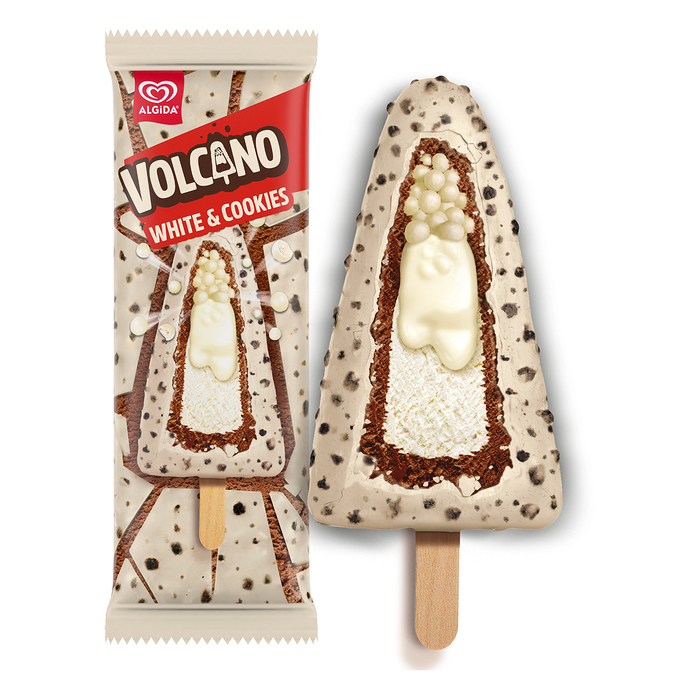 Algida Volcano Beyaz & Cookies 83 Ml