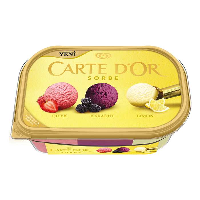 Carte D'Or Classic Çilek Limon Karadut Sorbe 850 Ml