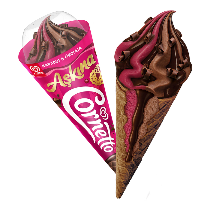 Cornetto Aşkına Karadut Çikolata 150 Ml