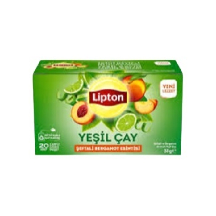Limonlu Yeşil Çay Bardak Poşet 20'li