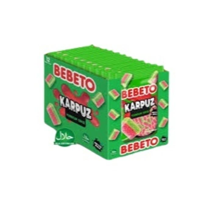 BEBETO KARPUZLU YUMUŞAK ŞEKER 12 ADET