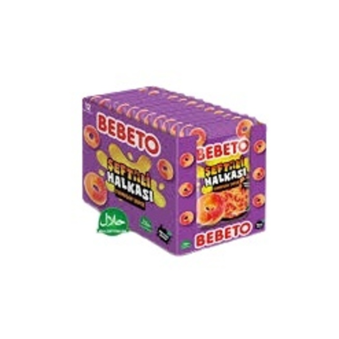 BEBETO ŞEFTALİ HALKASI 12 ADET