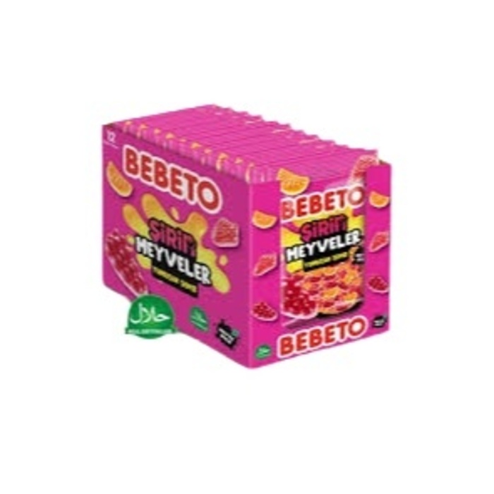 BEBETO ŞİRİN MEYVELER 12 ADET
