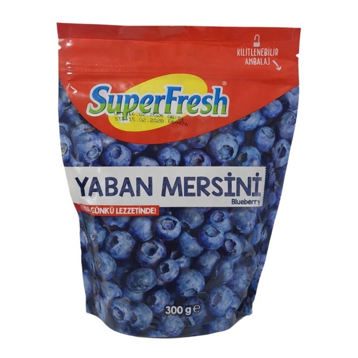 SuperFresh Dondurulmuş Yaban Mersini 300 Gr