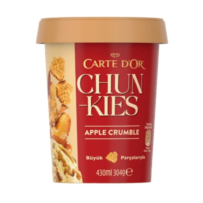 Carte D'Or Chunkies Apple Crumble Dondurma 430 Ml
