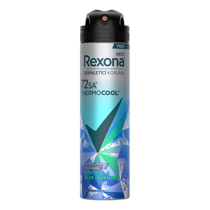 Rexona Men Thermocool Deodorant Sprey Erkek Menthol & Blue Lavender 150 Ml