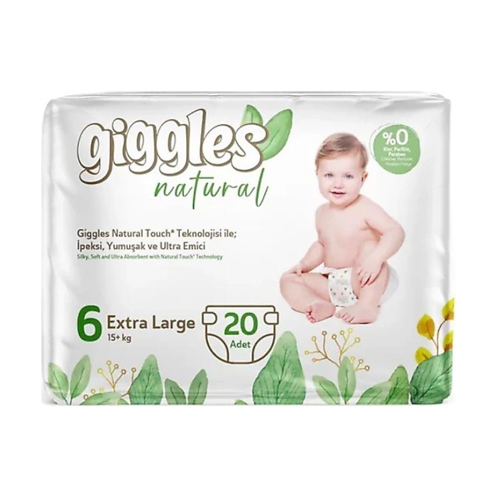 GİGGLES PANTS 6 EXTRA LARGE 15+KG 20PCS