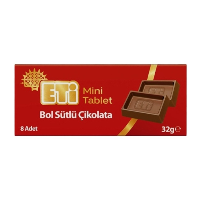 Eti Mini Tablet Bol Sütlü Çikolata 32 Gr