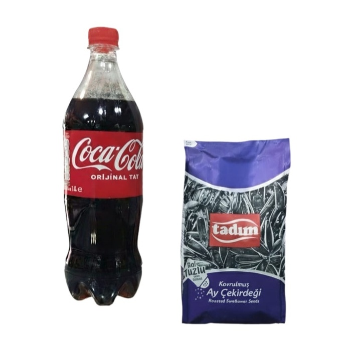COCA COLA 1L+TADIM BOL TUZLU AYÇEKİRDEĞİ 180 GR