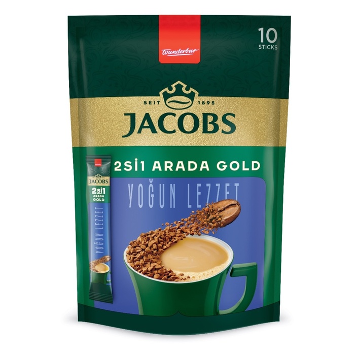 Jacobs 2 Si 1 Arada Gold Yoğun Lezzet 10x13 Gr