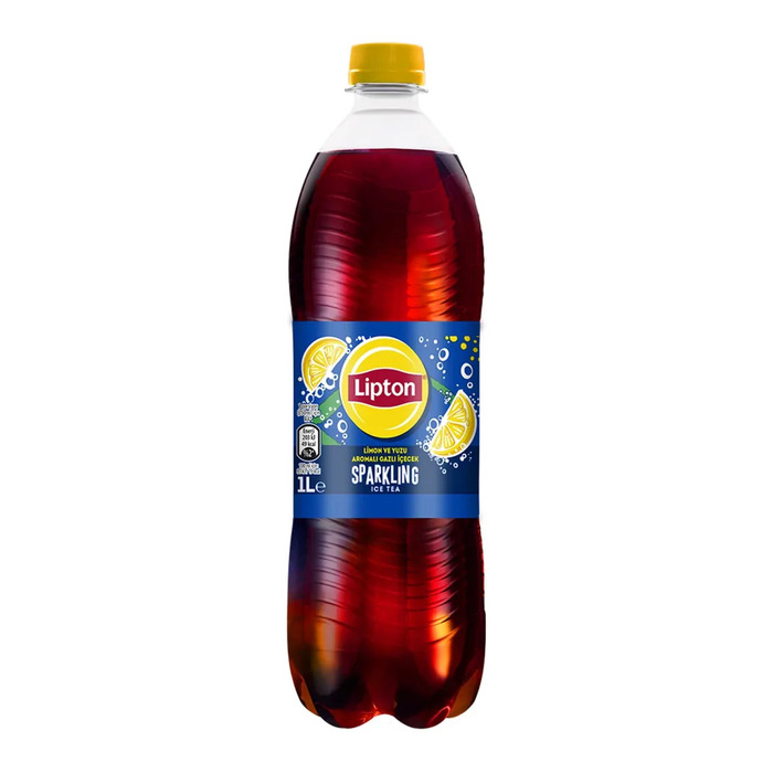 Lipton Ice Tea Sparkling Limon Ve Yuzu Aromalı Gazlı İçecek Pet 1 Lt