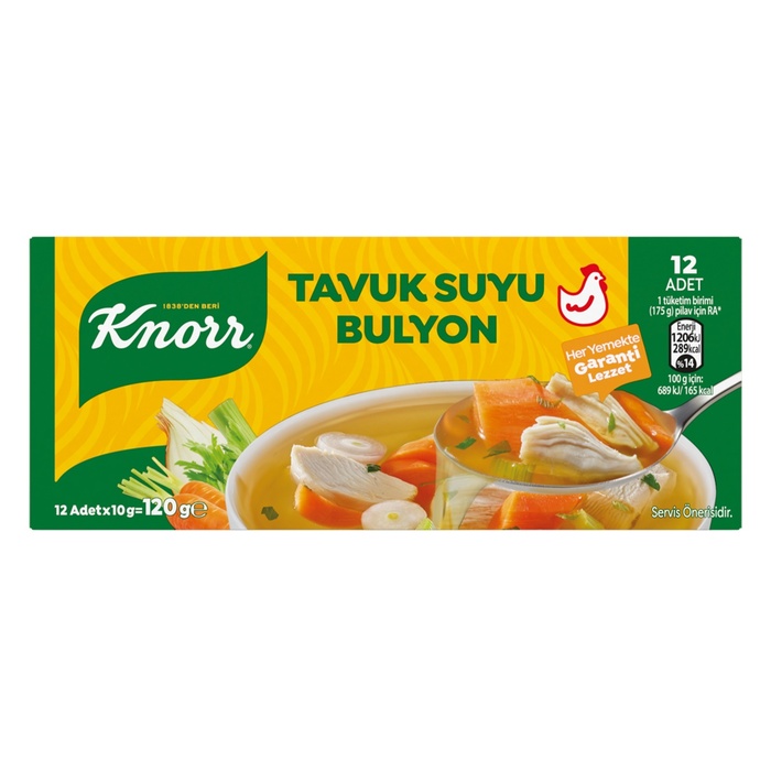 Knorr Tavuk Suyu Bulyon 12'li