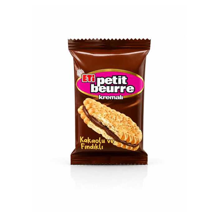 Eti Petit Beurre Kremalı Kakaolu Ve Fındıklı Bisküvi 22,5 Gr