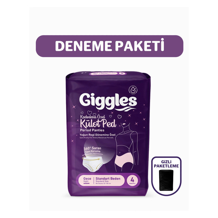 Giggles Kadınlara Özel Külot Ped Gece 4x