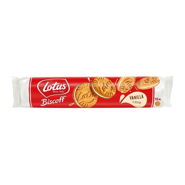 Lotus Biscoff Vanilya Kremalı Bisküvi 155 g