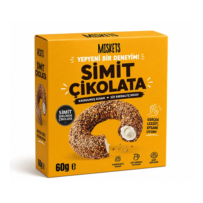 Miskets Simit Çikolata 60 Gr