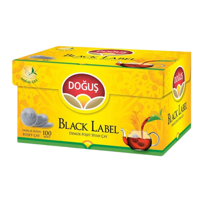 DOĞUŞ BLACK KABEL DEMLİK POŞET SİYAH ÇAY 100LÜ