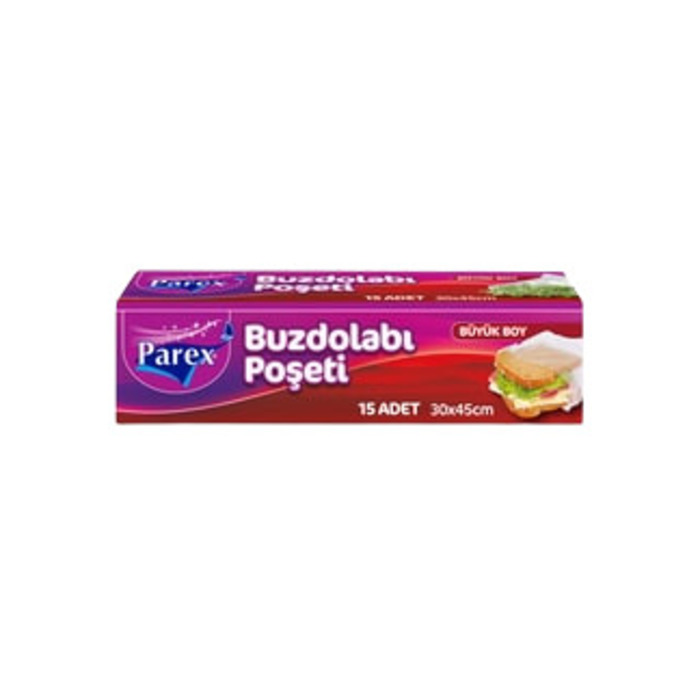 Parex Buzdolabı Poşeti Büyük Boy 15'li
