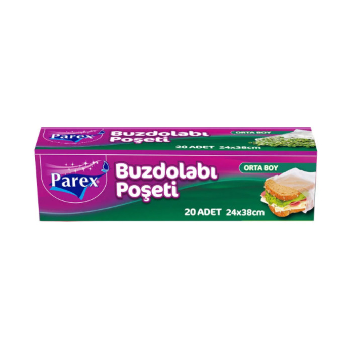 Parex Buzdolabı Poşeti Orta Boy 20'li