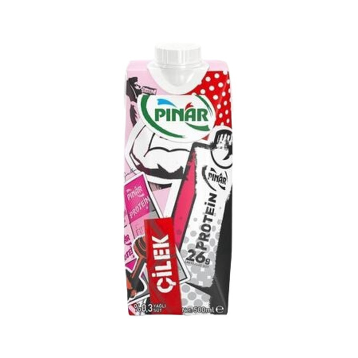 Pınar Süt Protein Çilekli 500 Ml