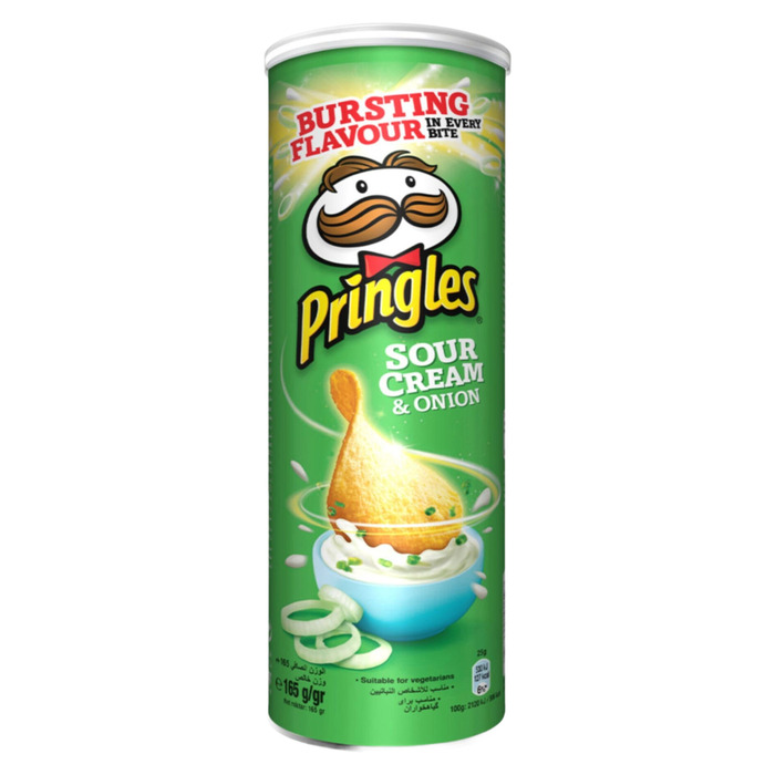 Pringles Sour Cream & Onion 165 Gr