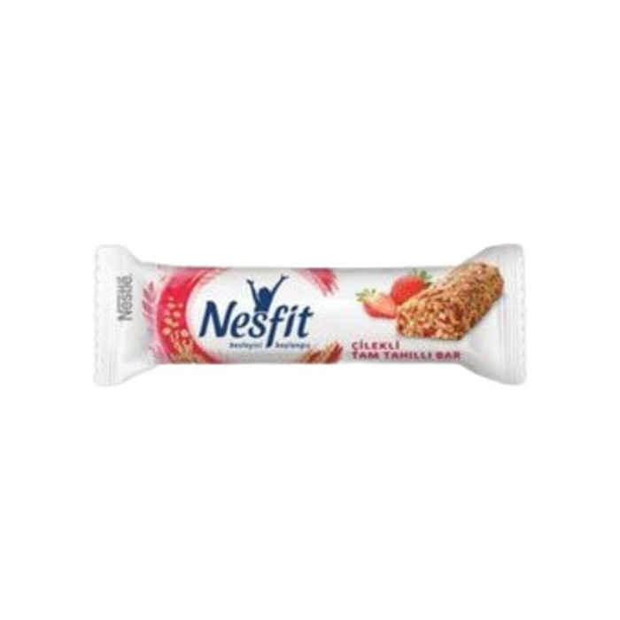 Nesfit Bar Çilekli Tam Tahıllı 23.5 Gr