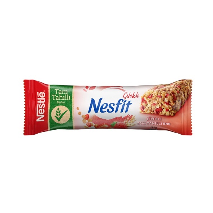 Nestle Nesfit Bar Çilekli Tam Tahıllı 23.5 Gr