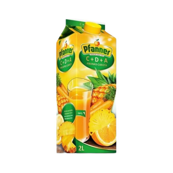 PFANNER C+D+A ANANAS HAVUÇ MEYVE SUYU 2LT