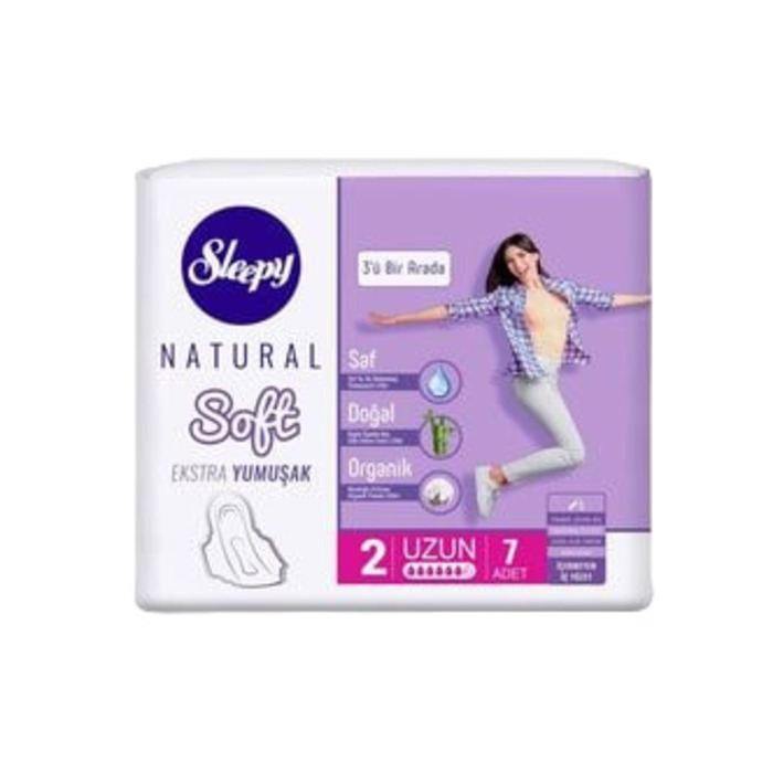 Natural Ekstra Yumuşak Uzun 7 Ped