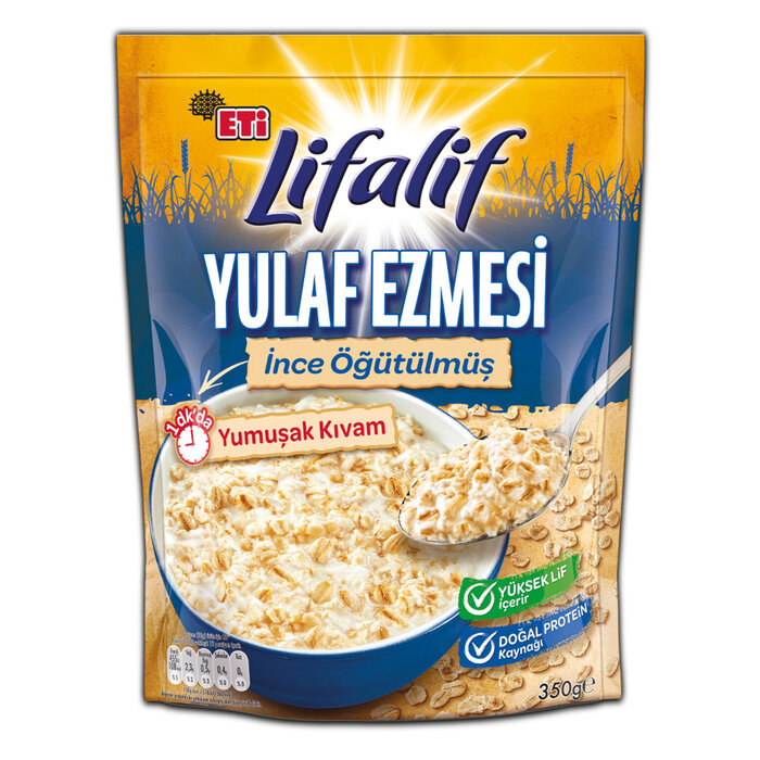 Eti Lifalif İnce Öğütülmüş Yulaf Ezmesi 350 Gr