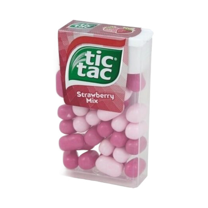 Tic Tac Strawberry Mix 18 Gr