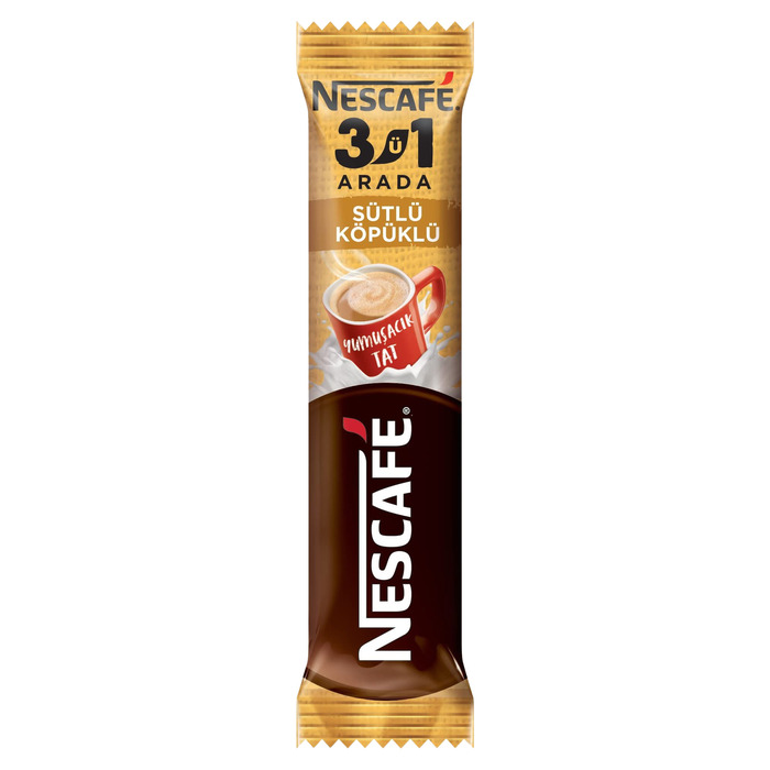 Nescafe 3'1 Sütlü Köpüklü 17.4 Gr