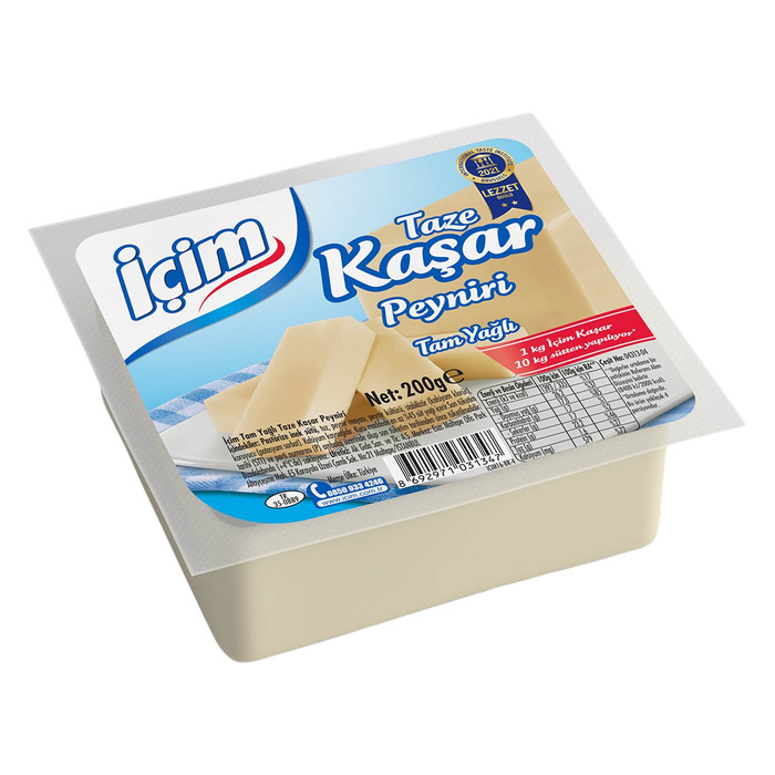 İçim Kaşar Peyniri 200 Gr
