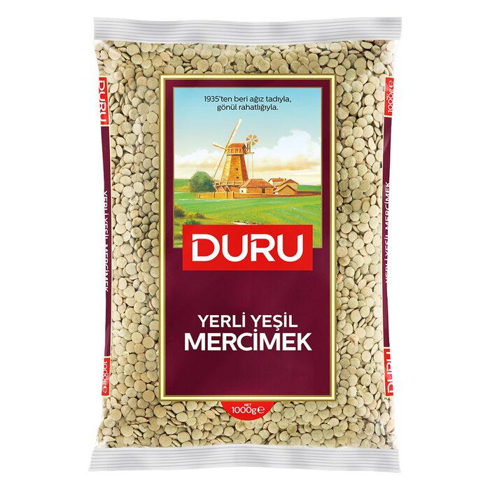 Duru Mercimek Yeşil 1 Kg