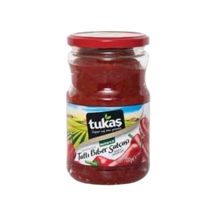 Tukaş Salça Tatlı Biber Cam 700 Gr