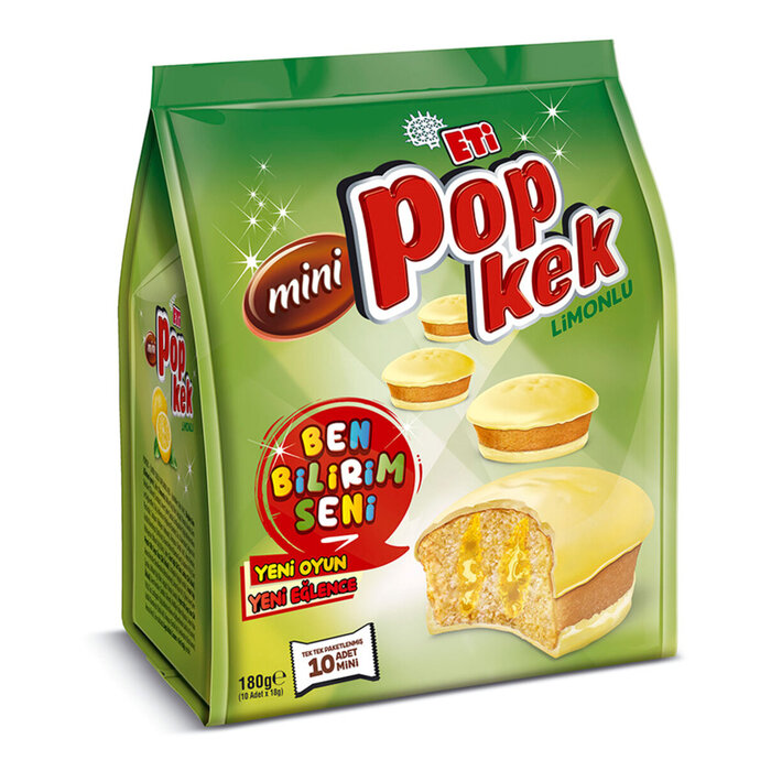 Popkek Mini Limonlu Kek 180 Gr