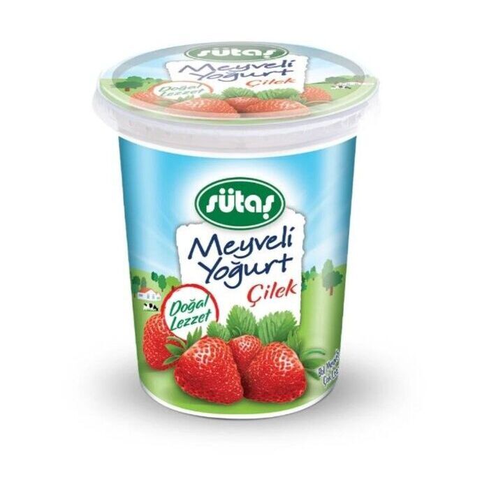 Yoğurt Çilekli 500 Gr